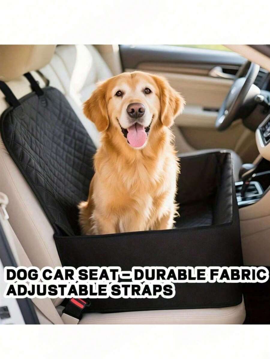 New Detachable High-Quality Solid Color Car Pet Bed Pad, Waterproof Anti-Slip Dog Bed For Car Front Passenger Seat And Back Seat, Suitable For All Sizes Of Cats And Dogs