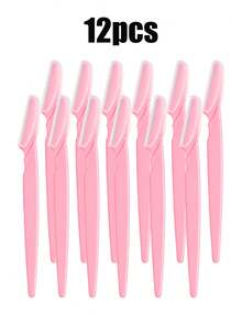 60pcs/30pcs/12pcs/6pcs/1pc Eyebrow Shaving Set Designed For Women And Men, Includes Storage Box With Safety Cap, Eyebrow Trimmer For Trimming And Shaping Beautiful Eyebrows, Facial Hair Removal Razor, Washable And Reusable, Suitable For Facial And Body Hair Removal, Essential Tool For Hair Salon, Makeup And Beauty Industry And Daily Use, Beauty And Travel Accessory - Multicolor - View 9