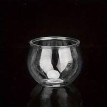 Transparent Round Ball Cup Set, Minimalist Home Tea Cups, Thickened Durable Water Cups, Party Afternoon Tea Atmosphere Small Cups, Multi-Piece Set Suitable For Home And Catering - Clear - View 7