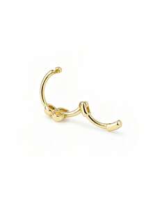 1pc 925 Sterling Silver Mini Minimalist 3-Ball Belly Button Ring, Suitable For Daily Wear, Ideal Gift For Girlfriend, Mother And Sister - Single - View 5