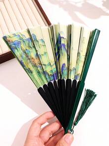 1pc Fairy Realistic Feather Fan, Suitable For Ball, Stage And Performance - Multicolor - View 6