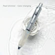 1pc New Style Photochromic Thick Barrel Click Neutral Pen 0.5mm Bullet Tip, Sun-Activated Color Changing Highly Attractive Student Black Practice Pen, Bullet Tip Pen Head With Full And Smooth Ink Flow, Smooth And Fluid Writing With Bold And Clear Handwriting, Resistant To Ink Splatter And Skipping, Comfortable For Long-Term Daily Practice, Creative Photochromic Pen Barrel With Brighter Colors Under Stronger UV Rays, Different Appearances Indoors And Outdoors, Fun And Novel Design With Outstanding Aesthetics, Thick Barrel Body Design - A - View 3