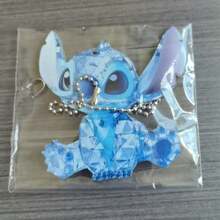 Disney 1pc Stitch Peripheral Pendant Car Rearview Mirror Decoration Flat Acrylic Car Hanging Ornament - A - View 7