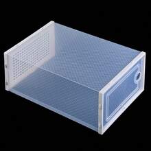 2pcs Thickened Transparent Flip-Top Shoe Boxes, Stackable Shoe Storage Organizer, Easy Installation, Space-Saving Shoe Storage Boxes, Suitable For Closet And Bedroom - Multicolor - View 11