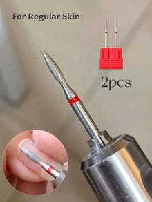 1/2pcs Nail Polishing Head, Pre-Treatment Tool For Removing Dead Skin, Calluses And Hangnails - Grey - View 15