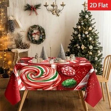 Christmas Decoration Candy Cane And Lollipop Design, Holiday Winter Wonderland Theme Perfect For Holiday Parties, Family Gatherings, Christmas Dinner Table And Kitchen Decor, A Delightful Gift - A - View 7