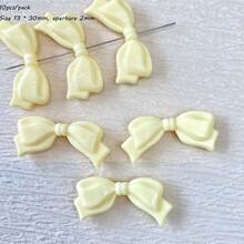 Solid Color AB Acrylic Small Fresh Bow, Loose Bead Bead Bead, Handmade DIY Mobile Phone Chain, Necklace Accessories - Multicolor - View 6