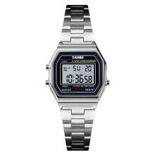 SKMEI 1415 Unisex Waterproof Square Digital Watch, With Alarm, Stainless Steel Band, Luxury LED Sports Watch - one-size - View 9