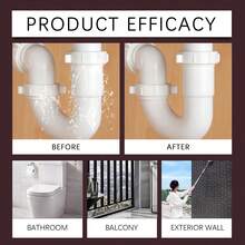 Waterproof Sealant For Bathroom Tile Walls, Penetrating Waterproof Glue, No-Demolition Leak Prevention, Wear-Resistant, Provides Comprehensive Waterproof Protection And Significant Moisture-Proof Effect, Quickly Forms Protective Layer, Greatly Reduces Work Time, Easy To Use, Self-Leveling Formula Seamlessly Fills Small Gaps, Convenient And Quick For Home Use, Practical Holiday Gift For Family And Friends - A - View 10