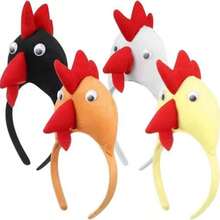 1pc/Set Halloween Cosplay Festival Party Costume Accessories Performance Party Headband Rooster Headband Turkey Headband - Multicolor - View 2
