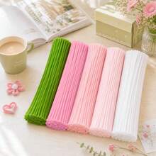 885 PCS Pipe Cleaners Craft, 5 Colors Chenille Stems Bulk For Arts And Crafts Supplies, DIY Flower Making, Creative Projects, Holiday Decorations & Kids Handmade Toys - 5-color Pipe Cleaners - View 10
