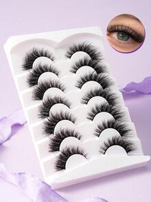 Soft Dense 3D Winged False Eyelashes, Suitable For Multiple Occasions - View 1