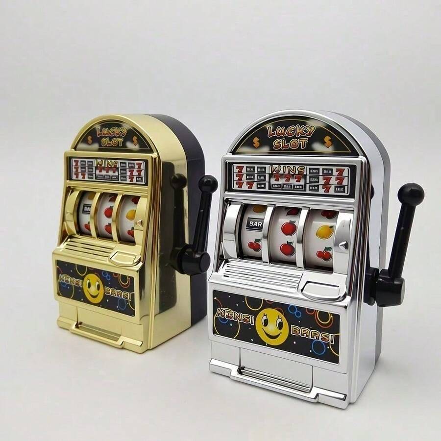 Essential Party Game Machine! Single-Arm Bandit Drinking Game Equipment - Pull The Lever, Experience Thrilling Punishment Challenges - Multicolor - View 1
