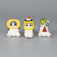 mofusand 1pc The Theme Kitten Blind Box Has A Variety Of Brain Hole Food Shapes, And The Style Is Not Specified. Holiday Gifts For Relatives, Friends And Classmates Are Exquisite And Suitable For Collection. (Stochastic Style) - Multicolor - View 5