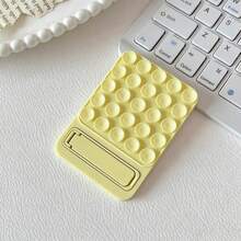 Adhesive Suction Cup Phone Holder, Invisible Foldable Hair Slides Back Sticker, Ultra-Thin Silicone Non-Slip Pad, Bathroom Mirror Glass Wall Fixed Desktop Movie Watching Gadget, Back Sticker, Macaron Color For Women - Multicolor - View 10