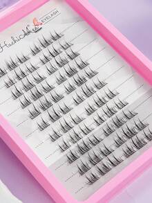 Boxed Glue-Free Single Cluster False Eyelashes, 3D Natural Look, Soft Lightweight Clusters, Beginner-Friendly - View 7