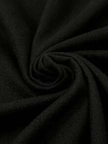 1pc Fashionable Versatile Women's Solid Color Warm Scarf - Black - View 4