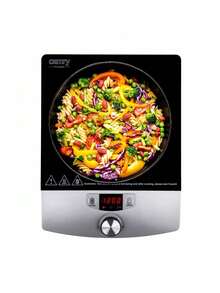 CAMRY Induction Cooktop, Portable Induction Hob, Single Burner Induction Stove - 2000W, 60-240C, LCD Display, 180min Timer - EU E Type Plug(220-240V) - View 10