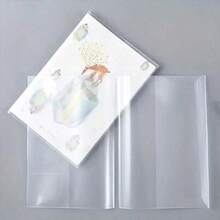 5/10/20pcs Transparent Plastic Book Covers, Book Protection Sleeves, Self-Adhesive Sealing, Transparent Book Covers, Suitable For School Student Book Protection, Waterproof And Wear-Resistant, A4, 16K, A5 Sizes, Back To School Season, Learning Supplies - Multi-color - View 7