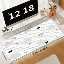 Korean Ins No Wash Waterproof Oil Proof Leather Desk Pad, Computer Desk, Study Desk Protection Desk Pad, Anti Fouling Tabletop Leather Protection Pad - View 6