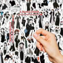 56pcs Black-And-White Girl Cartoon Sticker Ins Style Simple Mobile Phone Shell Plane Decoration Sticker Halloween Decoration Autumn Decoration Sticker Cute Halloween Christmas Scrapbook Supplies Paper. - Multicolor - View 11