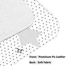 Korean Ins No Wash Waterproof Oil Proof Leather Desk Pad, Computer Desk, Study Desk Protection Desk Pad, Anti Fouling Tabletop Leather Protection Pad - View 7