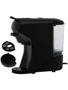 CAMRY Multi-Capsule Coffee Machine, Capsule Espresso Maker, Pod Coffee Machine - 1450W (Max 3000W), 0.6L Water Tank, Compact Design, Black - EU E Type Plug(220-240V) - View 10