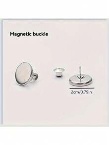 Modern Metal Magnetic Hooks, Easy To Install Wall-Mounted Magnetic Clips, Suitable For Curtains, Shower Curtains, Edging, Wall Stickers And Door Stickers, Ideal Gift For Birthdays, Graduations And Other Occasions - Multi-color - View 3