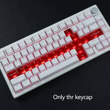 مجموعة أغطية مفاتيح PC شفافة بتصميم سيف حرفي، بروفايل Cherry لمفاتيح MX الميكانيكية، لوحة المفاتيح غير مشمولة - مشاهدة 10