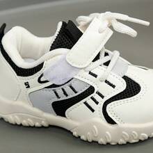 Sepatu Jalan Anak Balita Musim Semi/Musim Gugur Model Baru Hitam & Putih, Sepatu Olahraga Cocok Untuk Semua Musim - Hitam dan Putih - View 5
