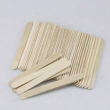 1/50/100/150pcs Handmade Wooden Sticks/Popsicle Sticks, Natural Wooden Popsicle Sticks/Candy Sticks/Popsicle Sticks, Suitable For DIY Crafts, Suitable For Various Ice Creams, Multi-Functional, Easy To Use And Effective Popsicle Sticks - Multicolor - View 7
