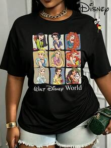 Disney Women T-Shirts - Black - View 2