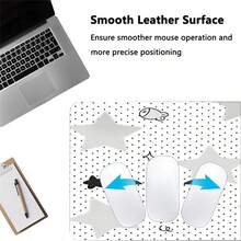 Korean Ins No Wash Waterproof Oil Proof Leather Desk Pad, Computer Desk, Study Desk Protection Desk Pad, Anti Fouling Tabletop Leather Protection Pad - View 8