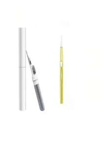 1pc Earbud Cleaning Pen, 3-In-1 Multifunctional Cleaning Kit With Soft Brush, Suitable For Wireless Earphones, Earphone Charging Case, Accessories, Computer, Keyboard, Portable Cleaning Kit - Multi-functional Cleaning Kit - View 4