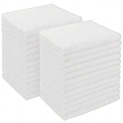Toallas de Baño - Toallas de Mano Ultra Suaves & Altamente Absorbentes Juego de 10/20 piezas, Toallas de Baño para el Hogar, Adecuadas para Baño, Manos, Cara, Fitness