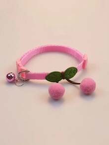 1pc Cherry Decor Pet Collar 1pc Cherry Decor Pet Collar 1pc Cherry Decor Pet Collar - Multicolor - View 13