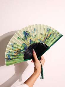 1pc Fairy Realistic Feather Fan, Suitable For Ball, Stage And Performance - Multicolor - View 8