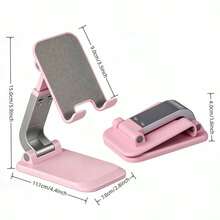 Foldable Desktop Phone Stand, Adjustable Height And Angle, Portable Tablet Holder, Suitable For 4-13 Inch Smartphones And Tablets, Convenient Desktop Accessory For Slouchy Office Workers And Live Streamers - Multi-color - View 9