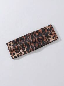 1-6pcs/Set Fashion Women's Leopard Print Pattern Soft Non-Slip Headband, Elastic Yoga Sports Hairband Hair Accessory, Versatile For Daily Wear And Multiple Occasions - Multicolor - View 10