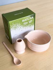 Set Teh Matcha 5 Buah, Termasuk Mangkuk Matcha, Pengocok Matcha, Cangkir Matcha, Batang Pengaduk, Sendok Teh, Set Mangkuk Teh, Alat Persiapan Matcha, Alat Pembuatan Makanan Penutup dan Minuman, Kotak Hadiah Gaya Jepang, Set Pengaduk Matcha Matsudai, Hadiah untuk Pecinta Matcha - Berwarna merah muda - View 11