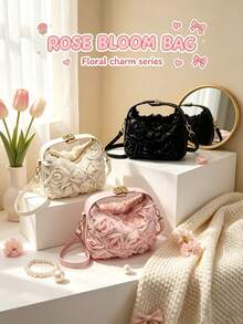 This Petal-Shaped Handbag/Crossbody Bag Can Easily Hold Everyday Essentials And Also Makes A Wonderful Gift. - Multicolor - View 2