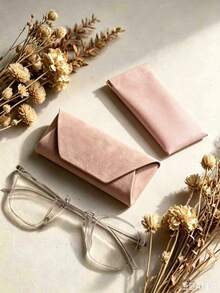 Handmade Leather Glasses Case, Sheepskin Texture, Minimalist Design, Neutral Glasses Storage Box, High-Quality Hard Shell Protective Cover, Portable And Lightweight, Shockproof And Dustproof, Suitable For Travel, Commuting And Daily Use. - Multicolor - View 6