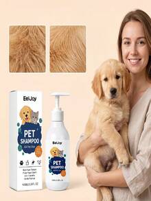 Multi-Effect All-In-One Pet Shampoo, Gentle Tear-Free PH-Balanced Cleansing And Conditioning Shampoo Suitable For Pet Skin. One Step To Clean And Condition Fur. It Makes Fur Fluffy, Silky And Fresh-Scented. Perfect For Daily Home Care, Suitable For Dogs And Cats, Designed To Simplify The Bathing Process. - 100ml - View 2