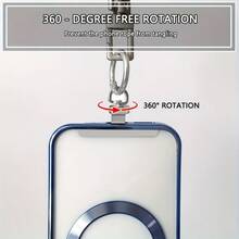 A Rotatable Metal Clip, A Mobile Phone Fixing Gasket, Which Can Be Connected To Mobile Phone Lanyard Decorations. It Is Suitable For All Kinds Of Smartphones. It Is Ultra - Light And Ultra - Thin, Tough And Elastic., Mobile Phone Holder, Decorative - Multicolor - View 11