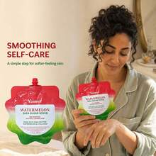 Watermelon Shea Butter Sugar Scrub, Unisex Exfoliating Moisturizing Body Scrub, Contains Shea Butter And Watermelon Collagen With Sugar Grain Texture, Suitable For Daily Shower Skincare, Gentle Body Exfoliation, Suitable For Rough And Dry Skin - Watermelon - View 7