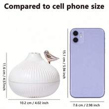1pc Portable Air Humidifier, 300ml Water Capacity, 2-In-1 Function With LED Night Light, 3 Adjustable Brightness Levels, USB Powered, Suitable For Office Environment, USB Atomizer, Suitable For Valentine's Day Gift, Birthday Gift, Graduation Gift, Office Aromatherapy Humidifier. - Mist - View 2