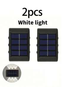 Solar Powered Outdoor Wall Light 6-LED Solar Spotlight IPX4 Landscape Balcony Outdoor Wall Decor Wall Lamp Dusk To Dawn - Solar Wall Light - View 12