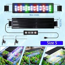 RGB Full Spectrum Dimmable Timer LED Aquarium Light, Telescopic Bracket USB Powered Fish Tank Lamp, Suitable For Aquatic Plant Growth, 5 Sizes 18-60cm Optional - View 15