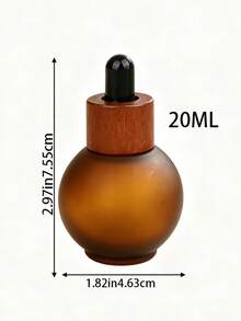 30ML Amber Frosted Glass Dropper Bottle, UV Proof And Blackout Essential Oil Storage Bottle, Free Funnel, Cosmetics Liquid Travel Container, Leak Proof Sealed, Reusable Portable Sample Bottle Very Suitable For Travel And Family Use - Multicolor - View 9