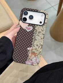 1件 2合1 圓點鹿蕾絲花心彩繪圖案手機殼 防摔防滑防震硬殼 相容 iPhone 17 Pro Max/17/17 Pro/16 Pro Max/16/16 Pro/16 Plus/15/15 Pro Max/15 Pro/15 Plus/11/12/13/14 Pro Max/12 Pro/12 Pro Max/13 Pro/13 Pro Max/14 Pro/14 Pro Max/14 Plus/極簡創意 - 彩色 - 查看 1